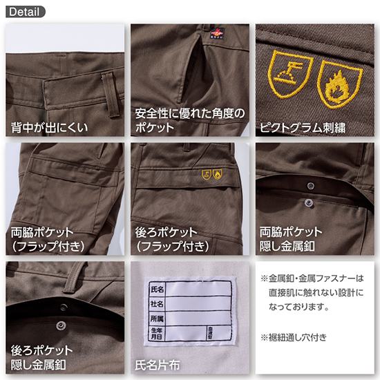 村上被服HONO 4404 難燃カーゴ商品画像4