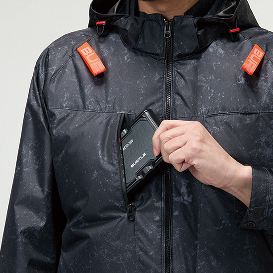 【予約受付中】バートルエアークラフト AC2096HB ハイバック半袖ブルゾン 服のみ商品画像3