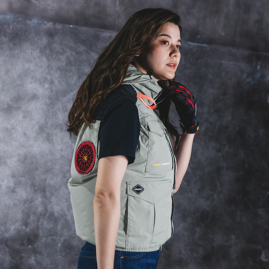 バートルエアークラフト AC2104 ハイバックベスト 服のみ商品画像8