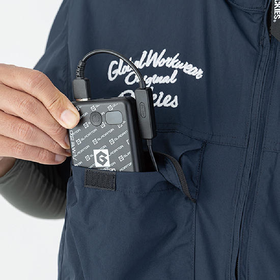 コーコスディッキーズ空調風神服 D299 ボルトクール 日傘遮熱® ベスト 服のみ商品画像4