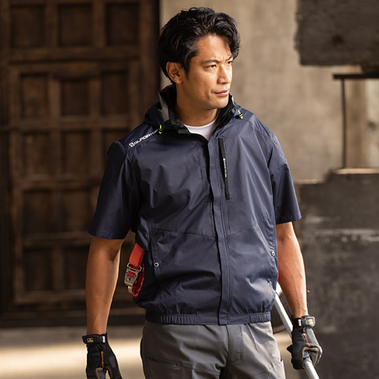コーコス空調風神服 G4030 ボルトクール 日傘遮熱® 半袖ブルゾン 服のみ商品画像14