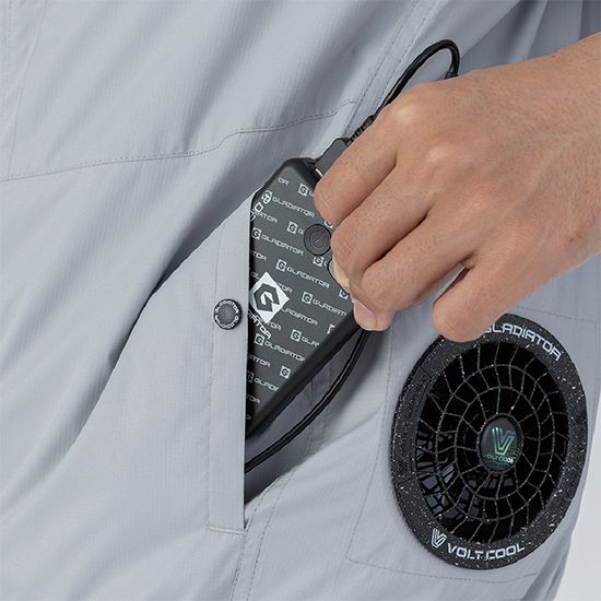 コーコス空調風神服 G4039 ボルトクール 日傘遮熱® ベスト 服のみ商品画像7