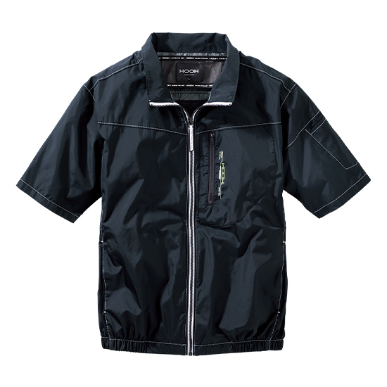 村上被服HOOH V1107 ミドルファン半袖ジャケット ファンバッテリーセット商品画像2