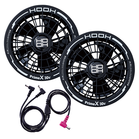 村上被服HOOH V1107 ミドルファン半袖ジャケット ファンバッテリーセット商品画像7