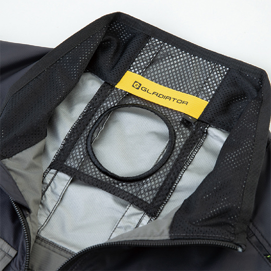 コーコス空調風神服 G2030 ボルトクール 日傘遮熱® 半袖ブルゾン ファンバッテリーセット商品画像10