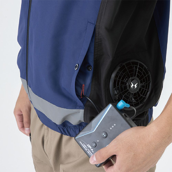 コーコス空調風神服 AE5569 エコ・ボルトクール ベスト ファンバッテリーセット商品画像10